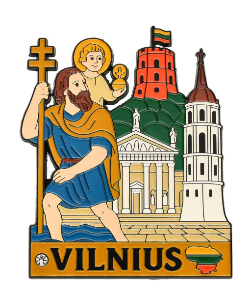 Magnetas Vilnius šv. Kristoforas ir katedra